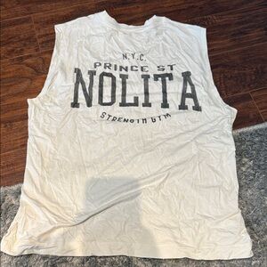 Nolita White Men's Tank Top